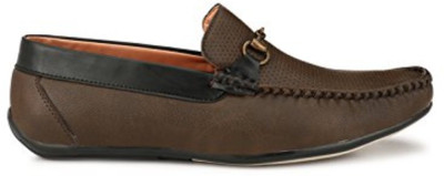 

Big Fox Men's Solid Light Weight Loafers For Men(Black