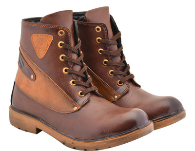 

Walkjump premium high ankle boots, comfortable boots, Boots For Men(Brown