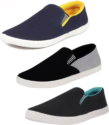 

Genial Genial-SLV-BLU-YLW/SLV-GRY/SLV-BLU-GRN Sneakers For Men(Multicolor