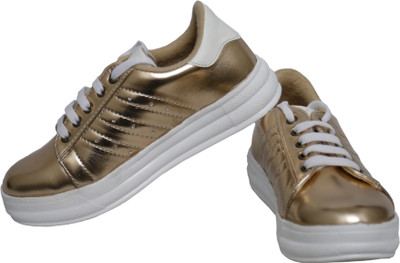 

Inktoes Inktoes sneaker pink shoe Sneakers For Women(Gold