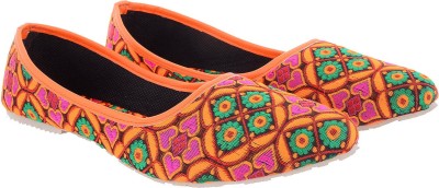 

AirSoon Women Jaipuri Print Bellies For Women(Orange