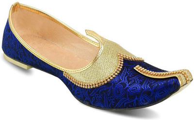 

Rajwari Jutis For Men(Blue, Gold