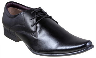 

Tripssy gf49 Black Shoes Lace Up For Men(Black
