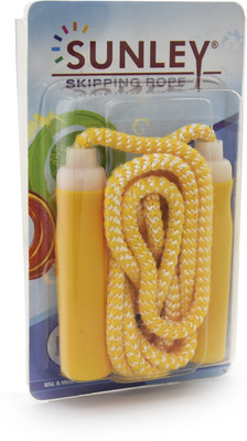 

SUNLEY amaze pvc jump rope Speed Skipping Rope(Yellow, Length: 287 cm)