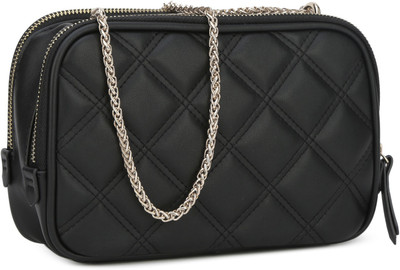 

Accessorize Women Casual Black PU Sling Bag