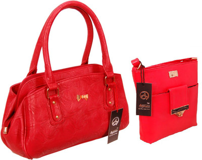 

Anemone Women Casual Red PU Shoulder Bag
