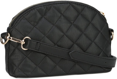 

Accessorize Women Casual Black PU Sling Bag