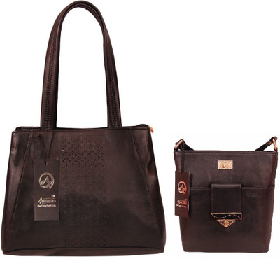 

Anemone Women Casual Black PU Hand-held Bag