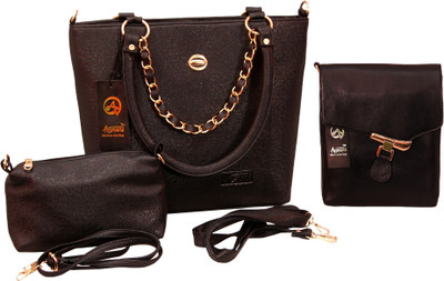 

Anemone Women Casual Black PU Shoulder Bag