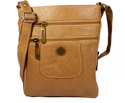 

Barsha Girls Casual Beige Leatherette Sling Bag