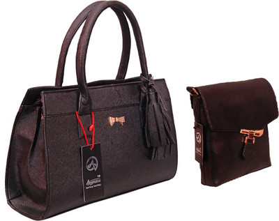 

Anemone Women Casual Black PU Hand-held Bag