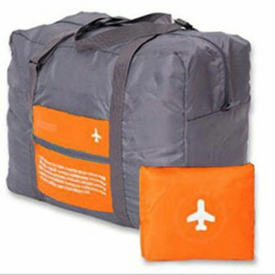 

NK-STORE Waterproof Foldable Super Large Capacity Storage Luggage Bag for Travel , Sports Gear or Gym, Can Attach on the Handle of Suitcase Small Travel Bag - Medium(Multicolor)