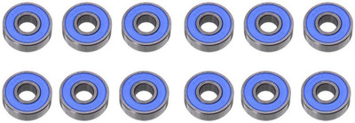 

Premsons Ball Bearing 608 for Hand Spinner Fidget Kit and Skateboard, 22x10x7 mm Skate Bearings Toy Replacement Part Pack of 12(Blue)