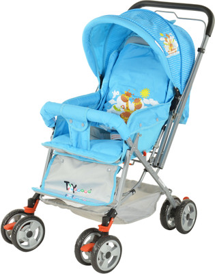 Toyhouse Baby Stroller Pram Universal, Light Blue Stroller(3, Blue)