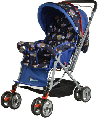 

Toyhouse Baby Stroller Pram Universal, Blue Elephant Stroller(3, Blue)