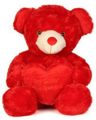 

soniya Enterprises teddy bear - 70 cm(Red)