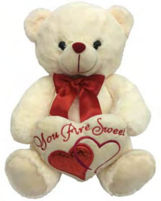 

PI World Ding Dong Teddy for Valentine Gift-30CM - 30 cm(Red)