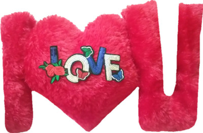 

Aparshi I Love You heart stuffed soft gift pack for valentine ILUH01_02 - 40 cm(Red)
