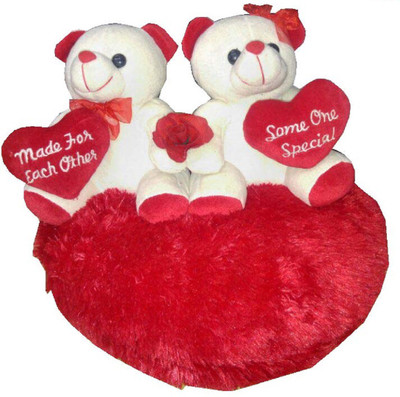 

kaykon Cute Couple Teddy Toy Valentine Gift For Your Love - Premium Quality on Flipkart - 20 cm(Multicolor)