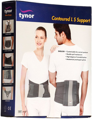 

Tynor Contoured L S Support medium Abdomen Support(Grey, Dark grey