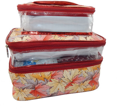 

RK Brands Designer 3 Partition Vanity Kit Travel Toiletry Kit(Multicolor)