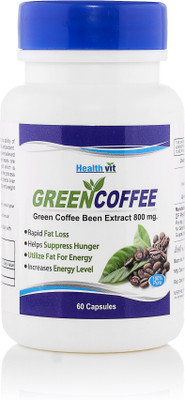 

HealthVit Green Coffee Bean Extract 800 mg 60 Capsules(60 No)