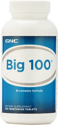 

GNC Big 100 B-Complex Formula Vegetarian Tablets(100 No)