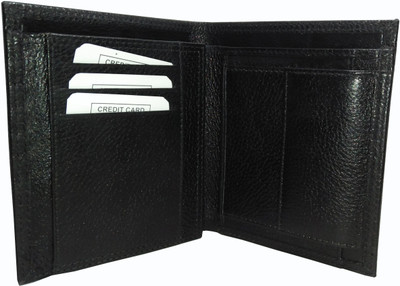 

MB STAR Women Formal Black Genuine Leather Wallet(7 Card Slots)