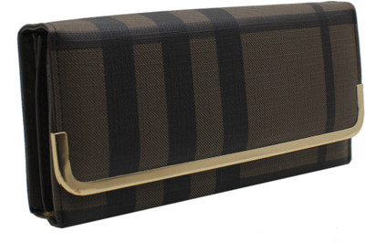 

Trendy Women Casual Black, Grey Artificial Leather Wallet(1 Card Slot), Multicolor