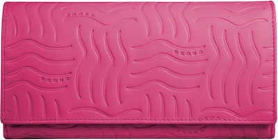 

Cross Women Pink Genuine Leather Wallet(12 Card Slots)