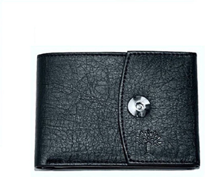 

Aussie youper Men Black Artificial Leather Wallet(6 Card Slots)