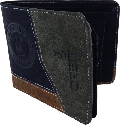 

Orbit Men Tan, Green, Blue Genuine Leather Wallet(5 Card Slots), Black;green;tan