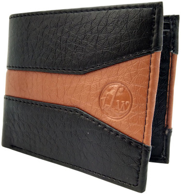 

ilw Men Multicolor Artificial Leather Wallet(3 Card Slots), Black
