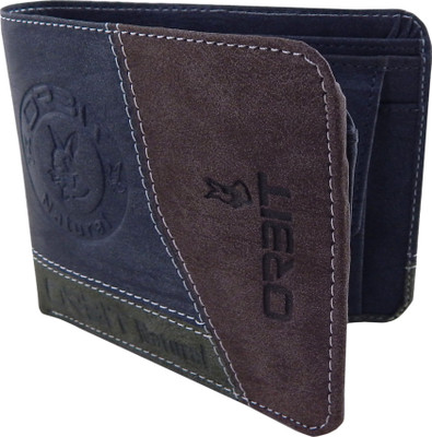 

Orbit Men Blue, Brown, Green Genuine Leather Wallet(5 Card Slots)