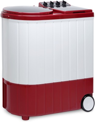 Whirlpool 9.5 kg 5 Star, Hard Water wash Semi Automatic Top Load White, Maroon(ACE XL 9.5 Coral Red (5 YR))