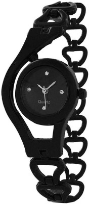 TESLO Full Black Dial Slim and Chan Bracelet Watch For GIRLS AND WOMEN OR TEENGIRLS watch Special Collection Of Stylish Watch For Woman And Girls Watch  - For Women   Watches  (TESLO)
