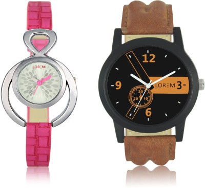 DelMen DelMe0A60 Combo analogue Watch for Men and Women Watch  - For Couple   Watches  (DelMen)