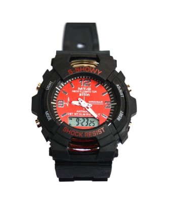 unequetrend red sshock159 S-Shock Red Dial Sports Watch Watch  - For Boys   Watches  (unequetrend)