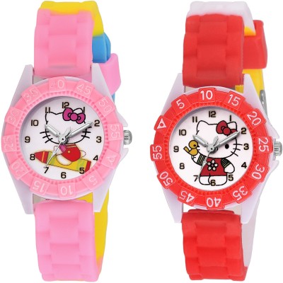 COSMIC THE DESINGER AND FANCY KITTY CARTOON PRINTED ON TINNY DIAL KIDS & CHILDREN Watch  - For Boys   Watches  (COSMIC)