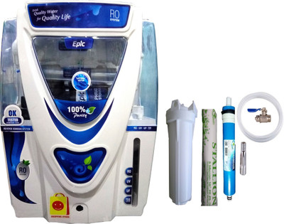 

Shopping Store Epic new model 15 L RO + UV + UF + TDS Water Purifier(White)