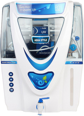 

Kinsco Aqua Style 15 L RO + UV + UF Water Purifier(White)