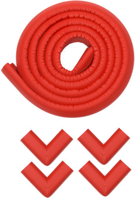 Store2508 Child Safety Strip Cushion & Corner Guards With Strong Fibreglass Tape For Baby Safety Child Proofing (Red)(Red) Flipkart