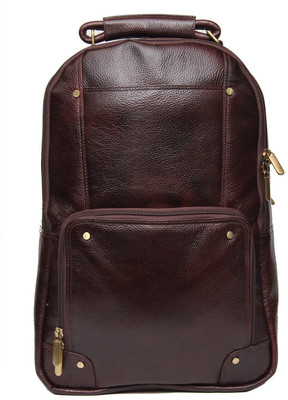 

MOZRI 14 inch Laptop Backpack(Brown)