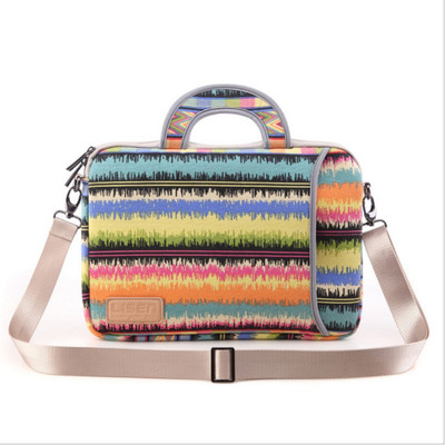 

F2s 15 Inch Canvas Laptop Sleeve Bag with Shoulder Girdle Laptop Bag(Multicolor)
