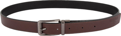 

j jareen Men Brown Texas Leatherite Belt
