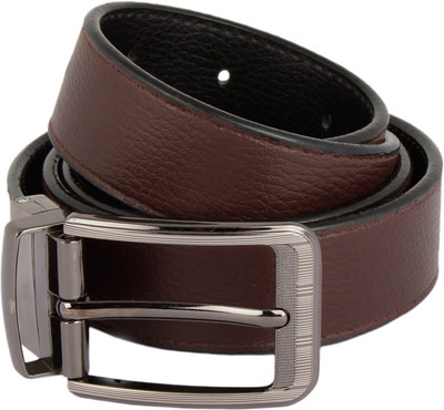 

YTNAB Men Casual, Party, Formal, Evening Brown Artificial Leather Reversible Belt