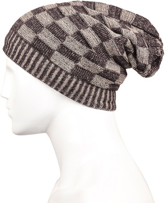 Bizarro.in Woven, Checkered Beanie Cap
