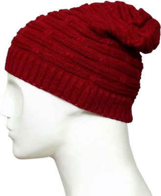 Bizarro.in Embellished, Woven Beanie Cap