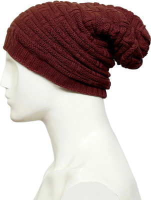 Bizarro.in Embellished, Woven Beanie Cap