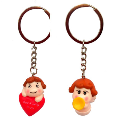 

JOSHISNEST Cute Cupid Waiting Goa Gone Key Chain(Multicolor)